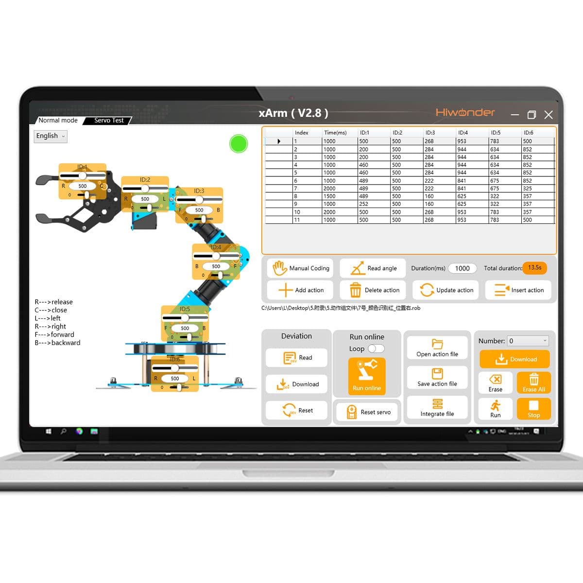Hiwonder xArm 2.0 机械臂 5